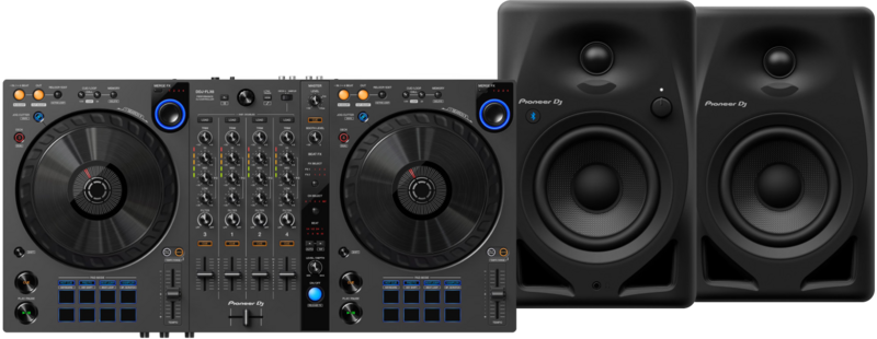 Pioneer DJ DDJ-FLX6 + Pioneer DJ DM-40D-BT Zwart