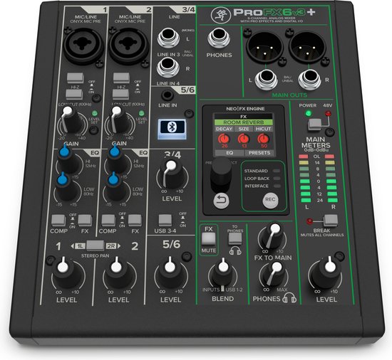 Mackie ProFX6v3+ - Analoge mixer