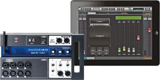 Soundcraft Ui12 12-kanaal digitale mixer - Digitale mixer